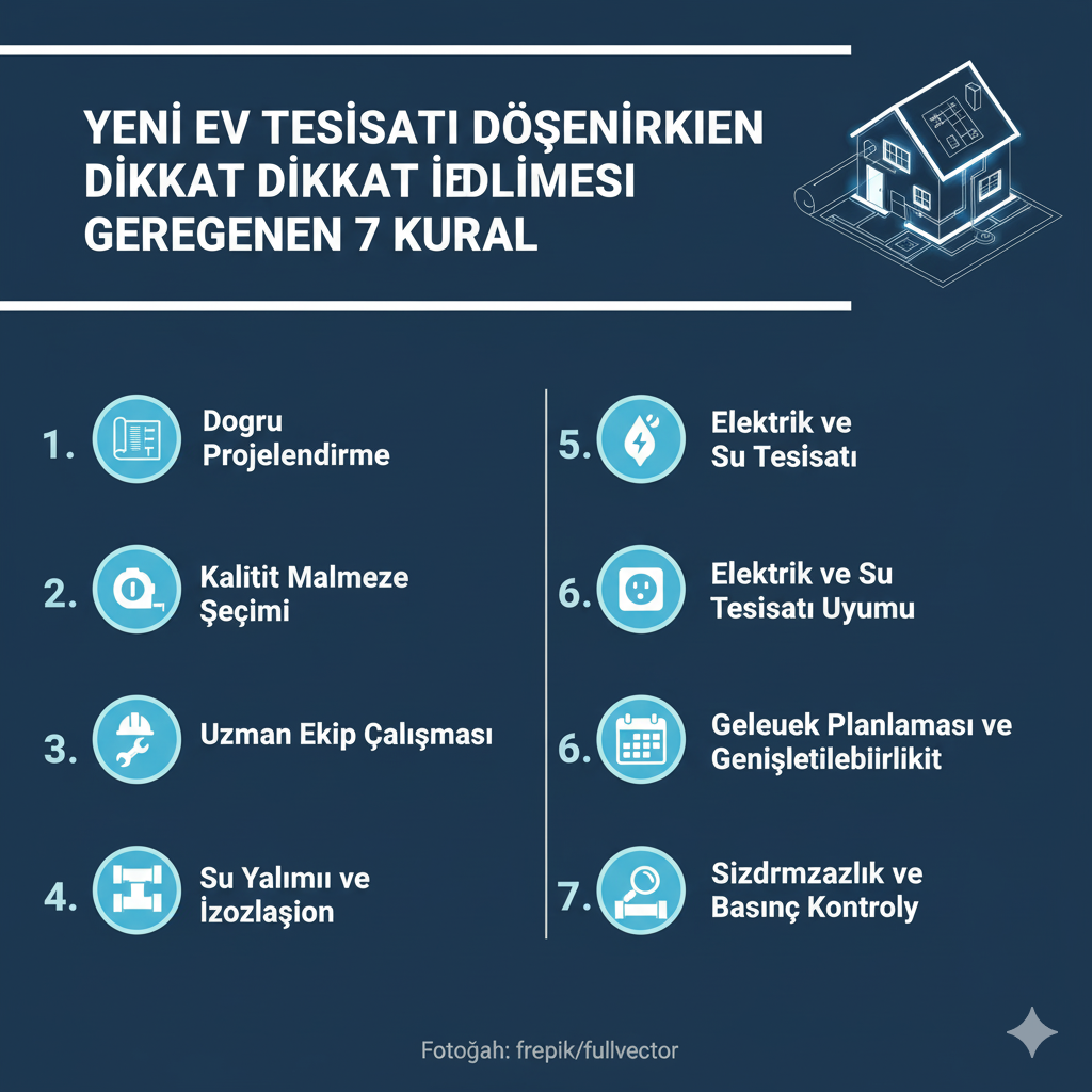 Yeni Ev Tesisatı Döşenirken Dikkat Edilmesi Gereken 7 Kural Gemini Generated Image yqc7enyqc7enyqc7